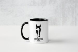 Coffee Mug with Silhouette Portrait