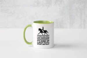 Green Coffee Mug with Quote